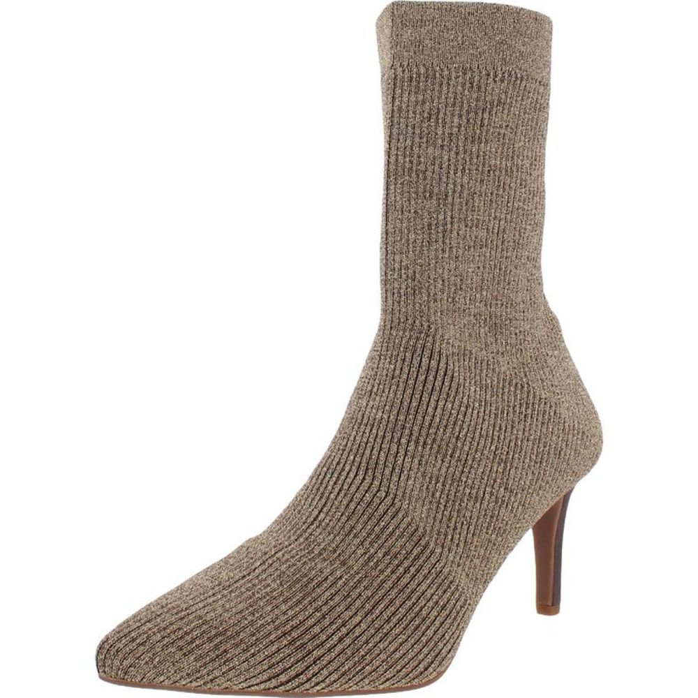 Vince Camuto Womens Roreeta Bronze Pull On Heel Mid-Calf Boots Shoes NWT